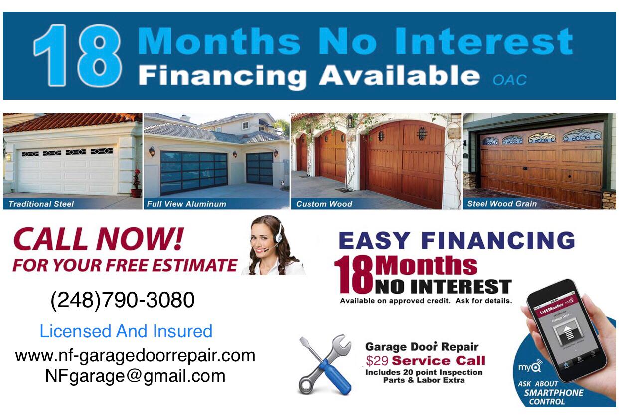 18 months interest free financing